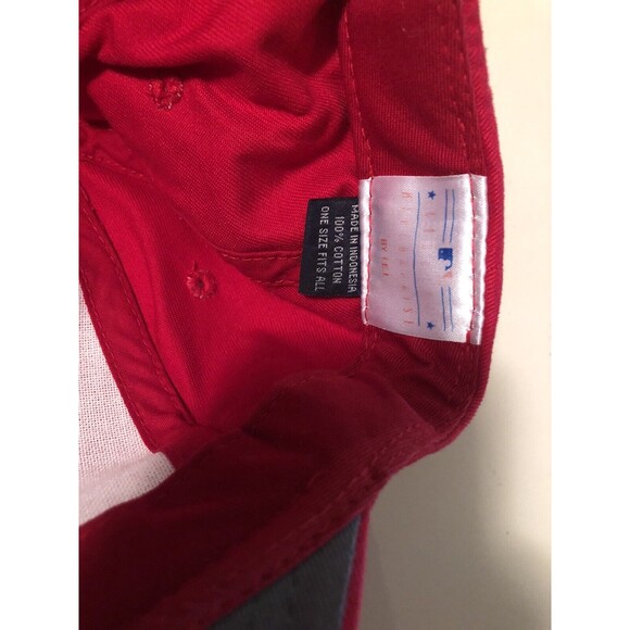 Youth MLB Washington Nationals TEI Brand Sports Ball Cap Hat Adjustable Red - Picture 2 of 5